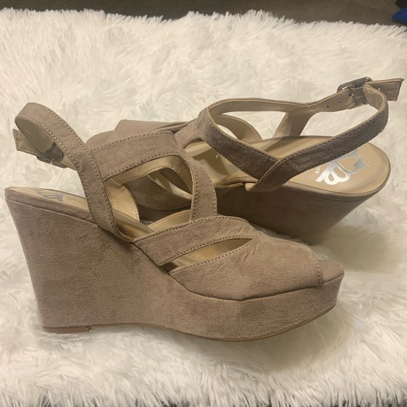 Fergalicious Shoes - Fergalicious wedges - color beige